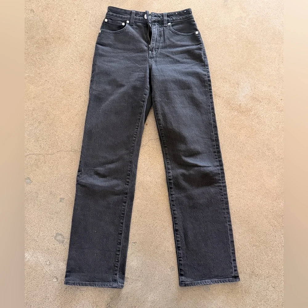 Madewell Black Women's Straight Jeans - Picture 1 of 4